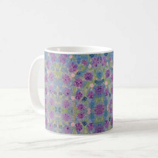 Spring Boeket Floral Coffee Mok (Voorkant links)