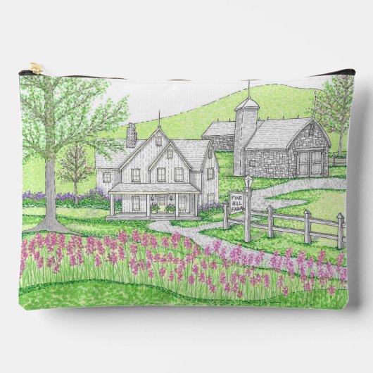 Spring Boerderij Grote Accessoirezak Etui (Voorkant)