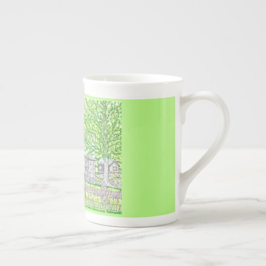 Spring Boerderij Porselein Mok (Rechts)