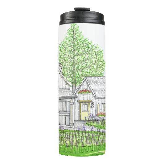 Spring Boerderij Thermische Tumbler Thermosbeker (Voorkant)