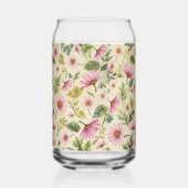 Spring Boho Floral Blikvorm Glas (Achterkant)