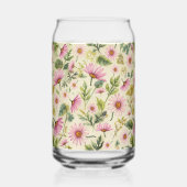 Spring Boho Floral Blikvorm Glas (Links)