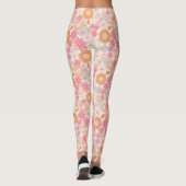 Spring Boho Flowers 1 Leggings (Achterkant)