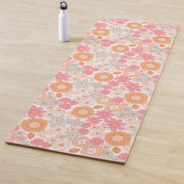 Spring Boho Flowers 1 Yogamat
