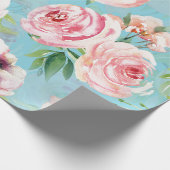 Spring Boho Hand getekende bloemkolen voor Nursery Cadeaupapier (Hoek)