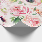 Spring Boho Hand getekende bloemkolen voor Nursery Cadeaupapier (Hoek)