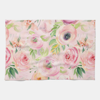 Spring Boho Hand getekende bloemkolen voor Nursery Theedoek