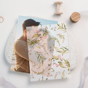 Spring Boho Wildflower Floral Wedding Overlay Vellum Uitnodigingen