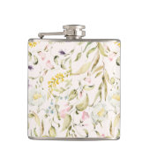 Spring Boho Wildflower Pampas Wedding Heupfles (Voorkant)