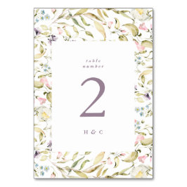 Spring Boho Wildflower Pampas Wedding Kaart