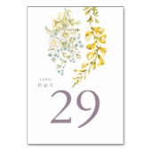 Spring Boho Wildflower Pampas Wedding Kaart (Voorkant)