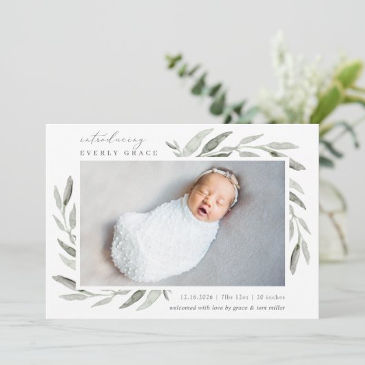 Spring Botanical | Aankondiging van de foto ter ge (Staand voorkant)