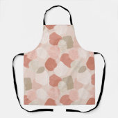 Spring Botanical Blush Sage All-Over Print Apron Schort (Voorkant)