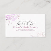 Spring Botanical Farmers Market Bakery Visitekaartje (Voorkant)