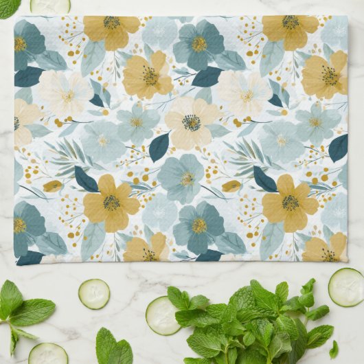 Spring Botanical Floral Kitchen Towels Theedoek (Gevouwen)