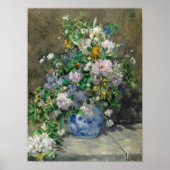 Spring Bouquet, 1866 by Pierre-Auguste Renoir Poster (Voorkant)