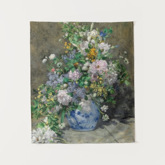 Spring Bouquet, 1866 by Pierre-Auguste Renoir Wandkleed (Voorkant)