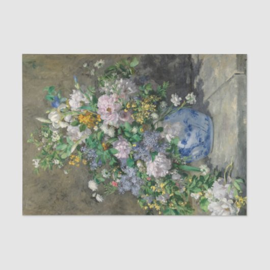 Spring Bouquet, 1866, van Pierre-Auguste Renoir Tissuepapier (Voorkant)