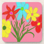 Spring bouquet bier onderzetter (Voorkant)