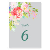 Spring Bouquet Border Wedding Kaart (Voorkant)