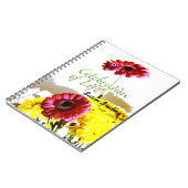 Spring Bouquet Celebration of Life Guest Book Notitieboek (Linkerzijde)