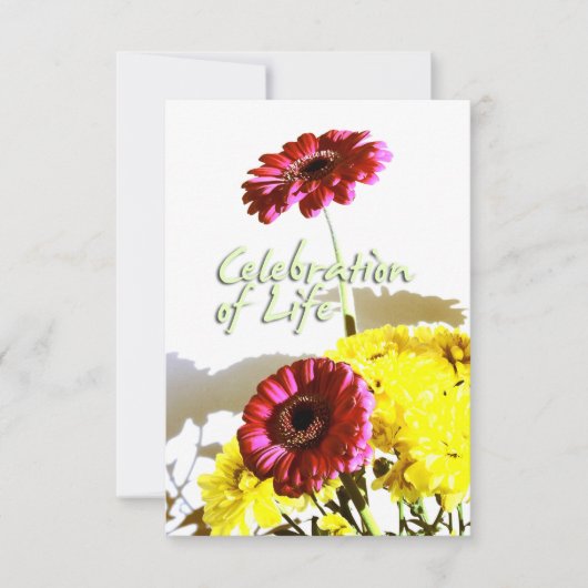 Spring Bouquet Celebration of Life Memorial I Kaart (Voorkant)