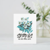 Spring Bouquet Charm - De lente is in de Air Flora Briefkaart (Staand voorkant)