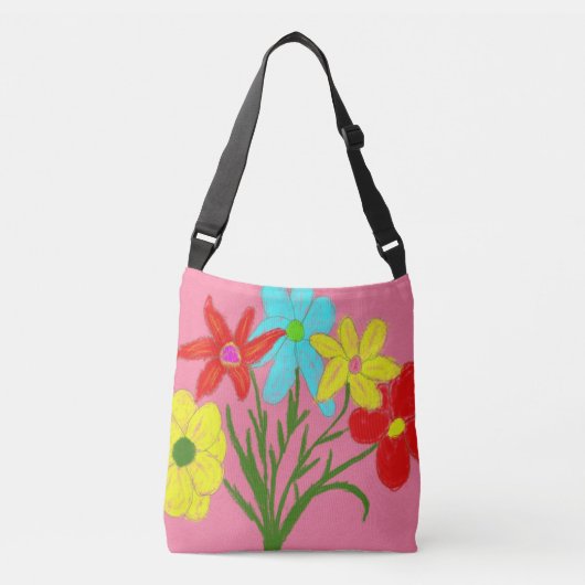 Spring bouquet crossbody tas (Voorkant)