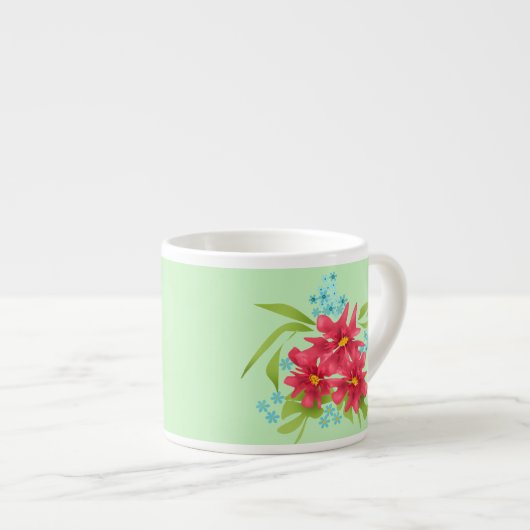 Spring bouquet espresso espresso kop (Voorkant rechts)