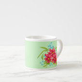 Spring bouquet espresso kop (Voorkant rechts)