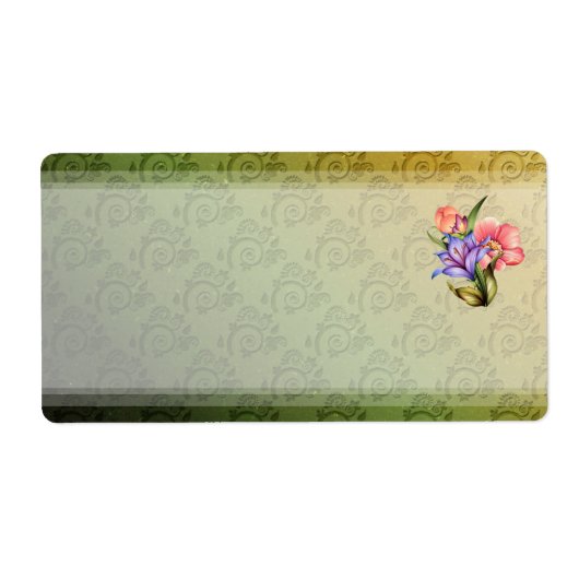 Spring Bouquet Etiket (Voorkant)