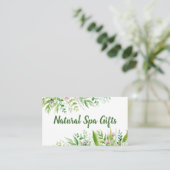 Spring Bouquet Handmade Bath Soak Body Butter Soap Visitekaartje (Staand voorkant)
