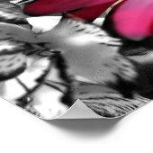 Spring Bouquet in Black & White Poster (Hoek)