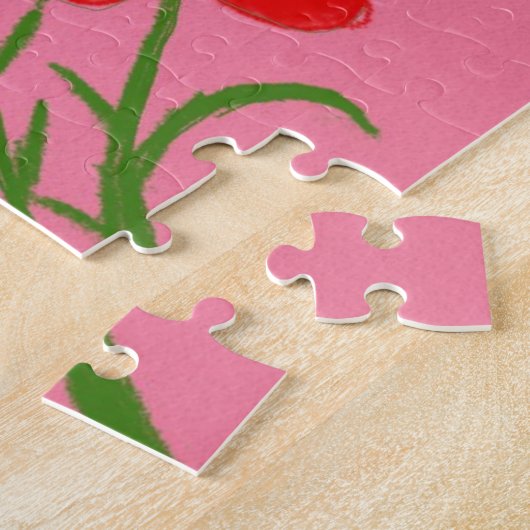Spring bouquet legpuzzel (Zijkant)