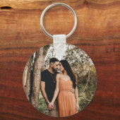 Spring Bouquet met Butterfly | Foto-Sleutelhanger Sleutelhanger (Achterkant)