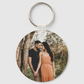 Spring Bouquet met Butterfly | Foto-Sleutelhanger Sleutelhanger (Achterkant)