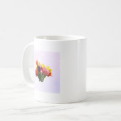 Spring Bouquet met Tulpen en Daffodil Coffee Mok (Voorkant links)