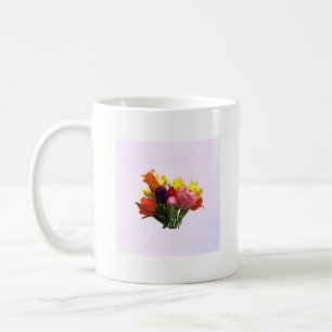 Spring Bouquet met Tulpen en Daffodil Coffee Mok
