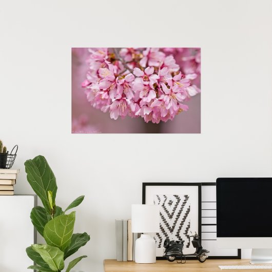 Spring Bouquet Poster Japanse Cherry Blossom (Thuiskantoor)