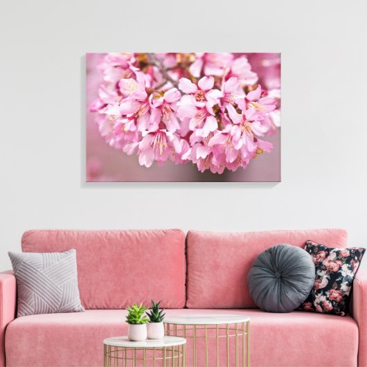 Spring Bouquet Poster Japanse Cherry Blossom Canvas Afdruk (Insitu (Woonkamer))
