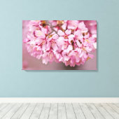 Spring Bouquet Poster Japanse Cherry Blossom Canvas Afdruk (Insitu (Houten vloer))
