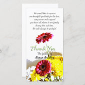 Spring Bouquet Sympathie Dank je wel 1 Bedankkaart (Voorkant / Achterkant)