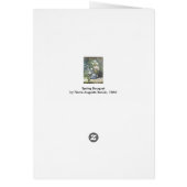 Spring Bouquet van Pierre Renoir,  bloemen (Achterkant)