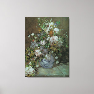 Spring Bouquet van Pierre Renoir,  bloemen Canvas Afdruk