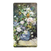 Spring Bouquet van Pierre Renoir,  bloemen Etiket (Voorkant)