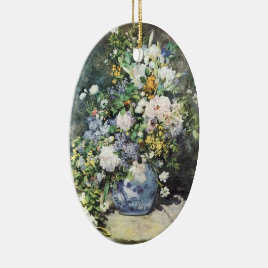 Spring Bouquet van Pierre Renoir,  bloemen Keramisch Ornament (Rechts)
