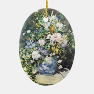 Spring Bouquet van Pierre Renoir,  bloemen Keramisch Ornament