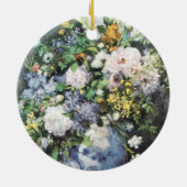 Spring Bouquet van Pierre Renoir,  bloemen Keramisch Ornament (Achterkant)