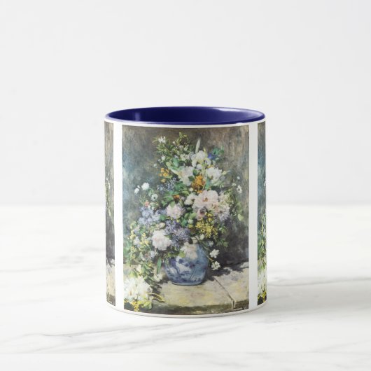 Spring Bouquet van Pierre Renoir,  bloemen Mok (Midden)