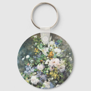 Spring Bouquet van Pierre Renoir, bloemen Sleutelhanger